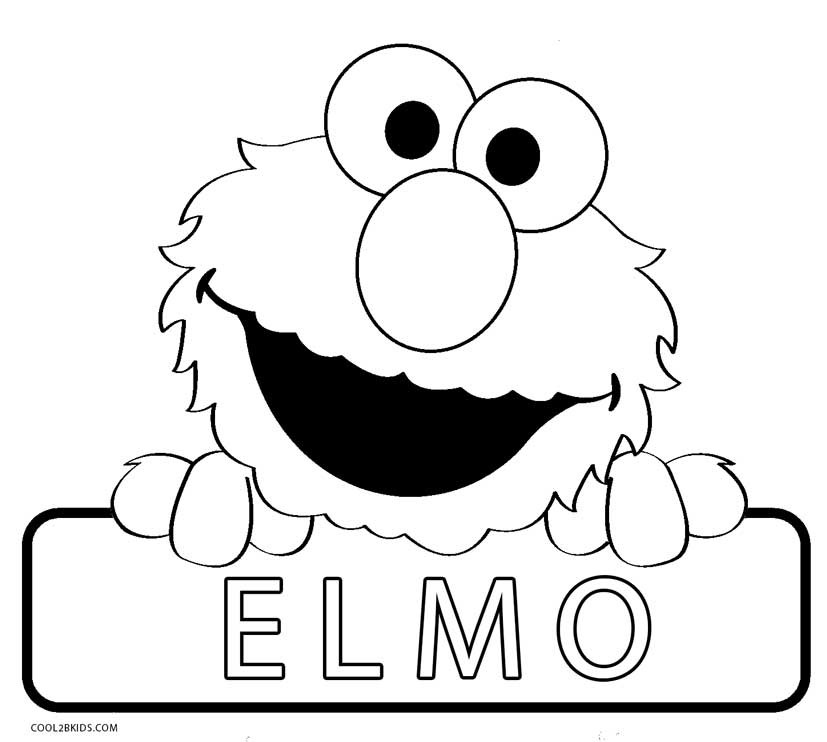 Elmo Coloring Pages For Toddlers
 Printable Elmo Coloring Pages For Kids
