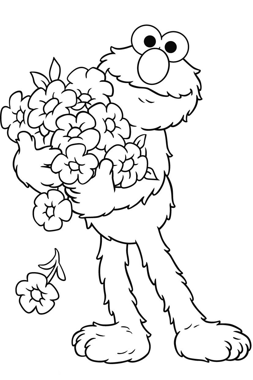 Elmo Coloring Pages Printable
 Free Printable Elmo Coloring Pages For Kids