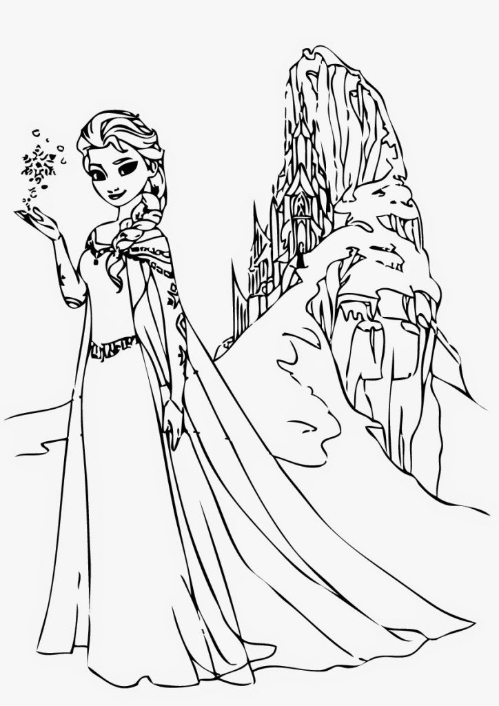 Elsa Frozen Coloring Pages
 Free Printable Elsa Coloring Pages for Kids Best