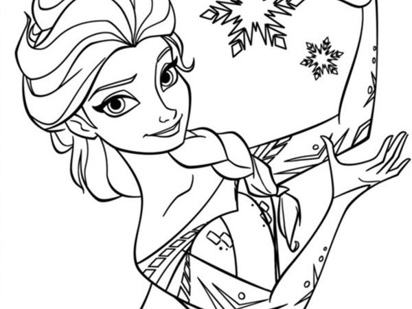 Elsa Frozen Coloring Pages
 The Printable Lab