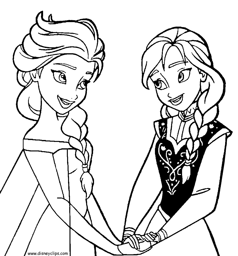 Elsa Printable Coloring Pages
 printable anna and elsa coloring pages