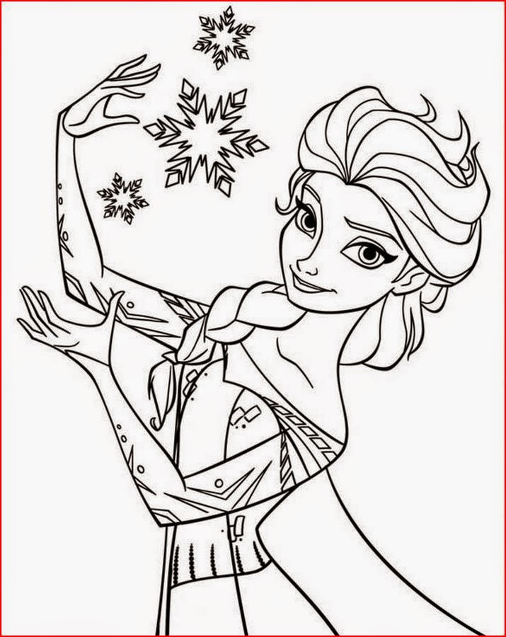 Elsa Printable Coloring Pages
 Coloring Pages Elsa from Frozen Free Printable Coloring Pages