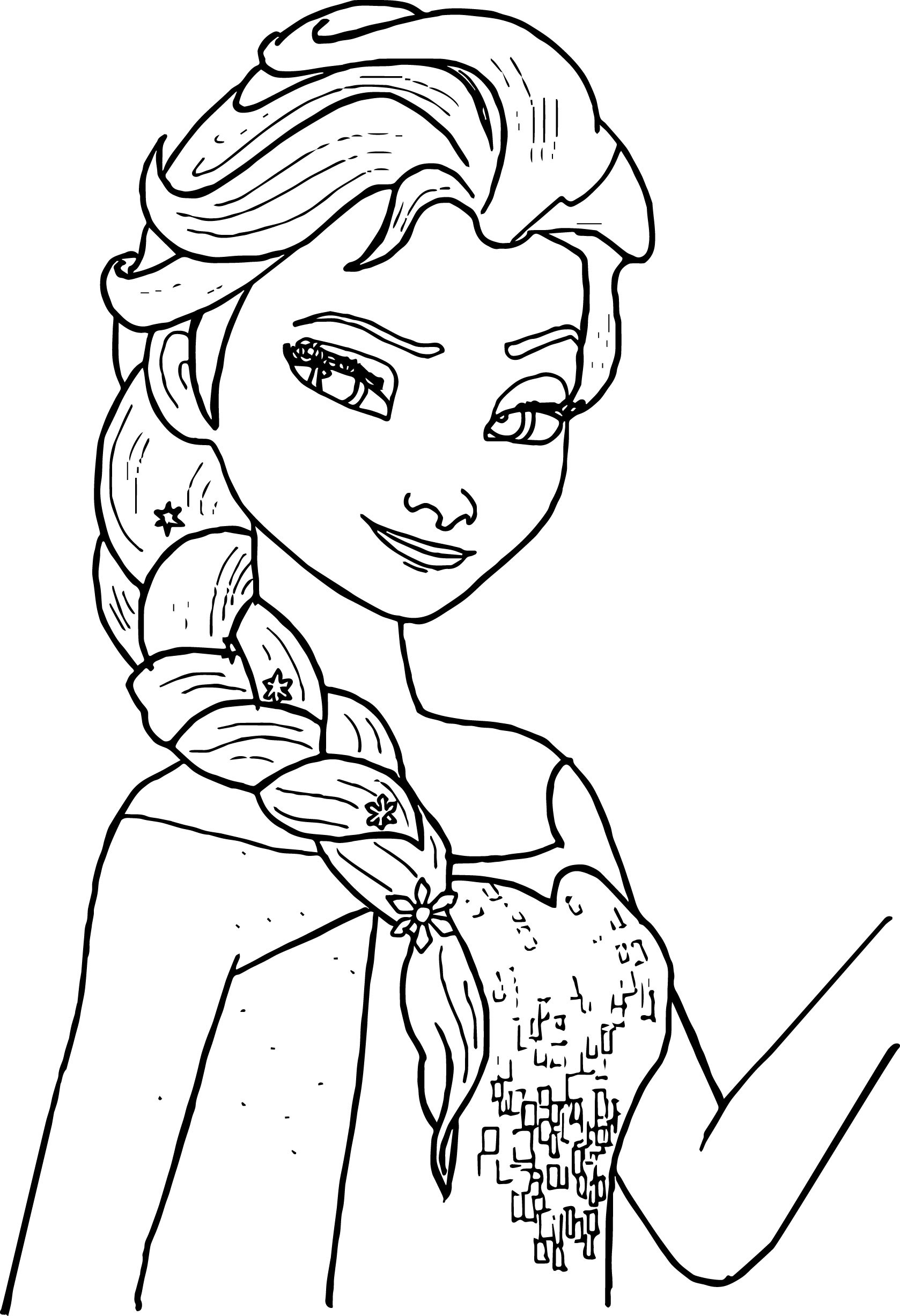 Elsa Printable Coloring Pages
 Free Printable Elsa Coloring Pages for Kids Best