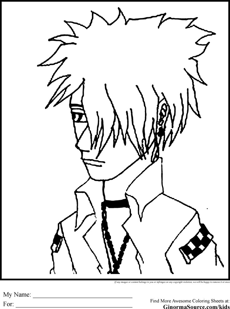 Emo Boys Coloring Pages
 Emo Coloring Pages Coloring Pages