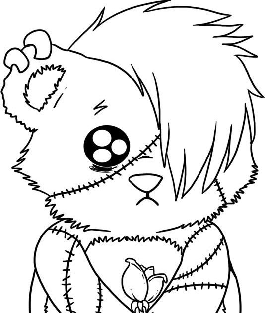 Emo Boys Coloring Pages
 paolomacca Emo Love Coloring Pages