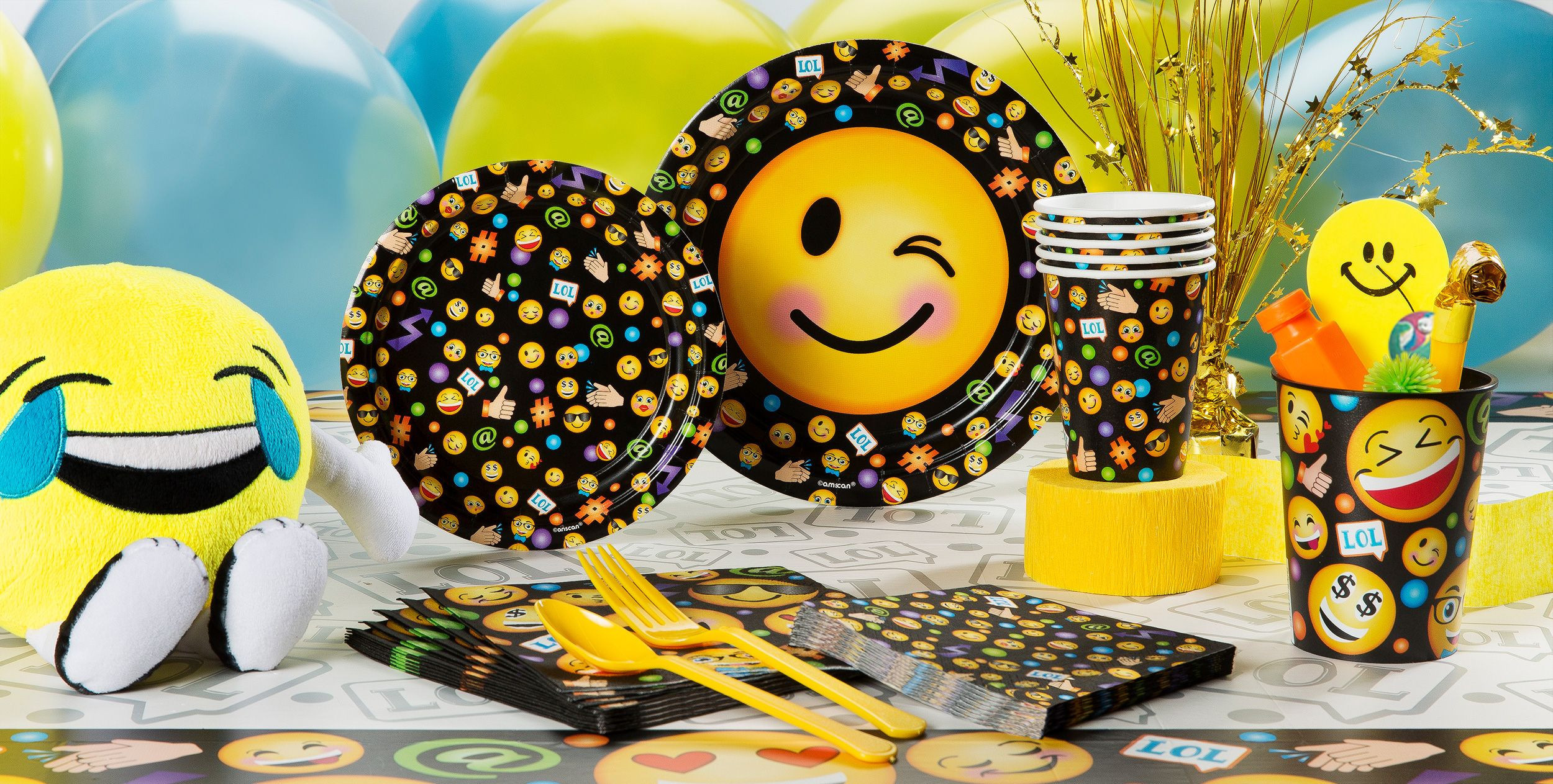 Emoji Birthday Decorations
 Emoji Party Supplies Party City Canada