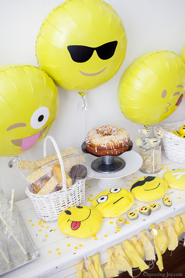 Emoji Birthday Decorations
 Emoji Birthday Party Capturing Joy with Kristen Duke