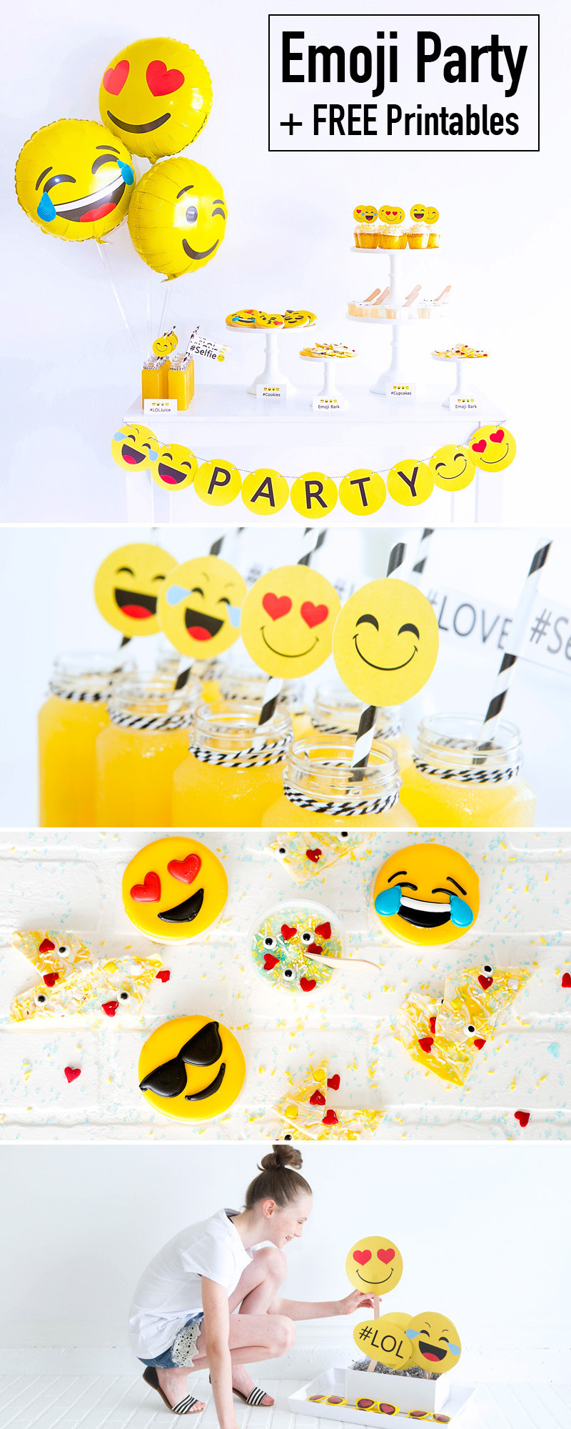 Emoji Birthday Decorations
 Emoji Party Emoji Birthday Party Emoji FREE Printables