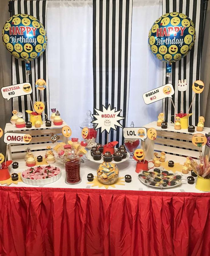 Emoji Birthday Decorations
 Emoji Birthday Party Ideas Party favors