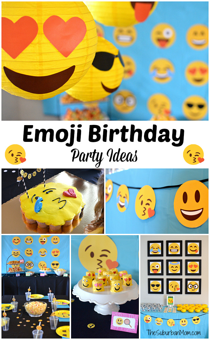 Emoji Birthday Decorations
 Emoji Birthday Party Ideas Free Printables Decorations