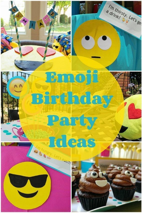 Emoji Pool Party Ideas
 Emoji Birthday Party Ideas Emojis
