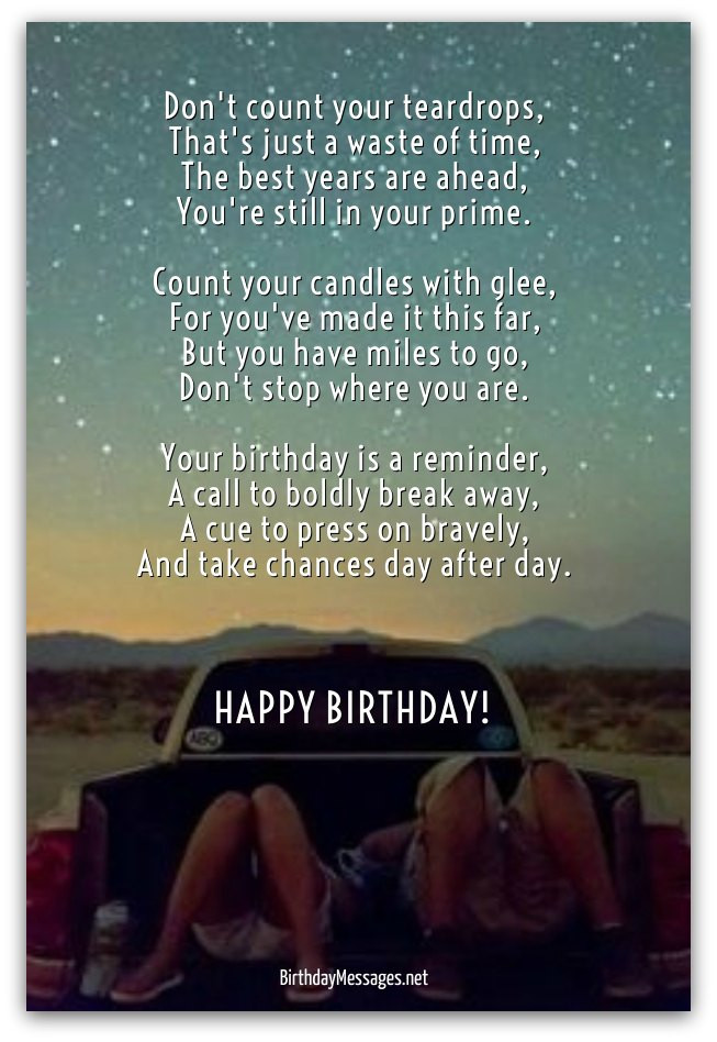 Encouraging Birthday Quotes
 Inspirational Birthday Poems Page 3
