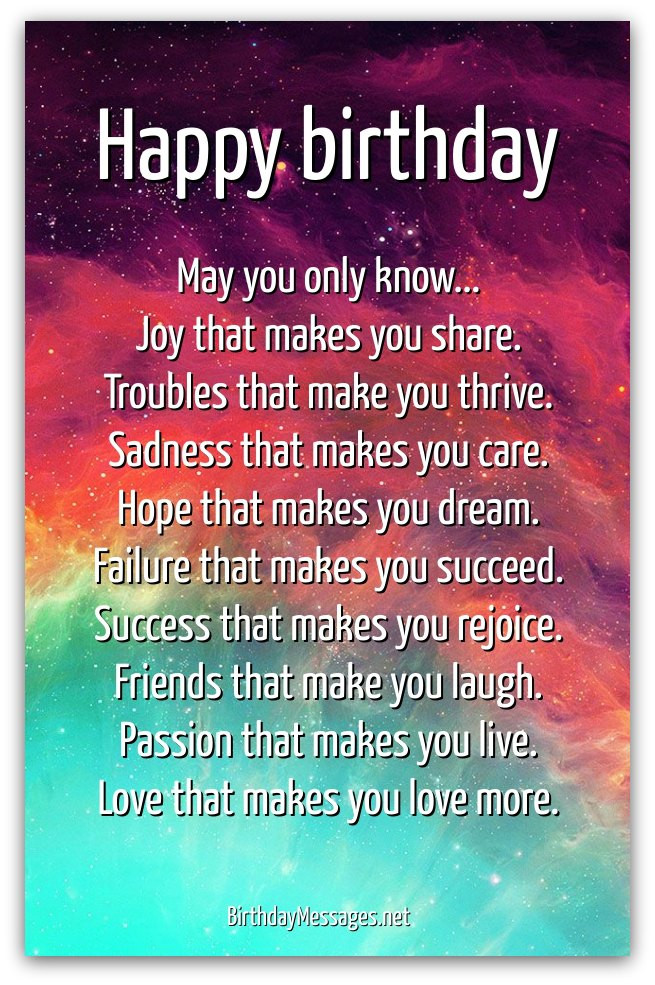 Encouraging Birthday Quotes
 Inspirational Birthday Poems Page 2