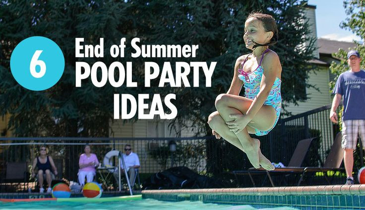 End Of Summer Pool Party Ideas
 17 Best images about Pool Parties on Pinterest