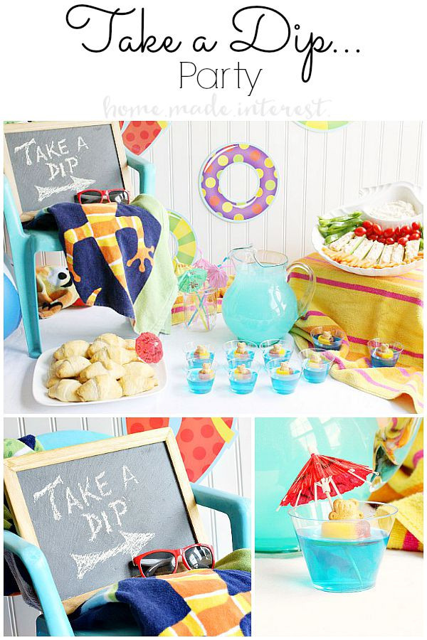 End Of Summer Pool Party Ideas
 Take a Dip Pool Party Home Made Interest