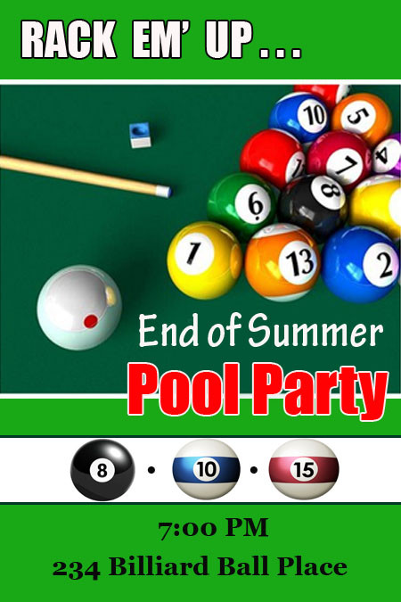 End Of Summer Pool Party Ideas
 Invite and Delight End of Summer POOL Party