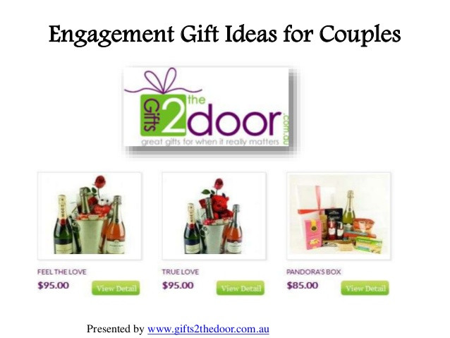 Engagement Gift Ideas For Couple
 Engagement Gift Ideas for Couples at Gifts2thedoor