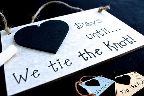 Engagement Gift Ideas For Couples
 Engagement t Idea Wedding Countdown Sign Days