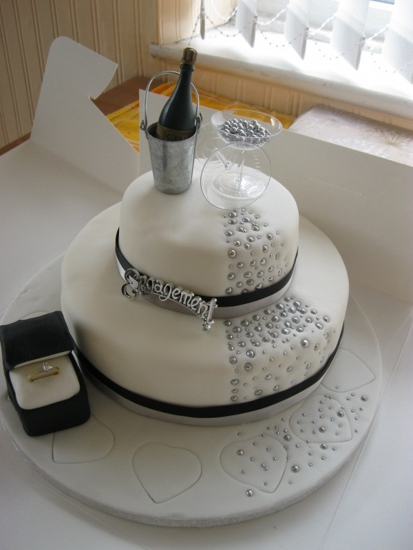 Engagement Party Cake Ideas
 43 best images about Engagment Cakes on Pinterest