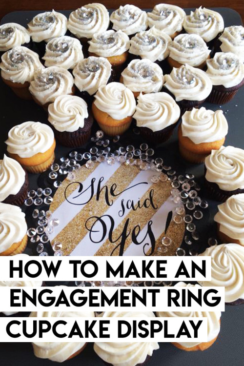 Engagement Party Cupcakes Ideas
 How to Make an Engagement Ring Cupcake Display – The