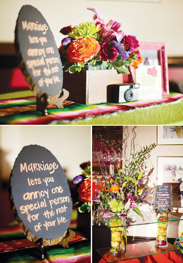 Engagement Party Decoration Ideas
 Colorful & Modern Fiesta Engagement Party Hostess with