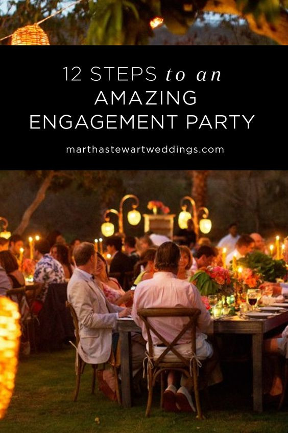 Engagement Party Ideas Martha Stewart
 12 Steps to An Amazing Engagement Party