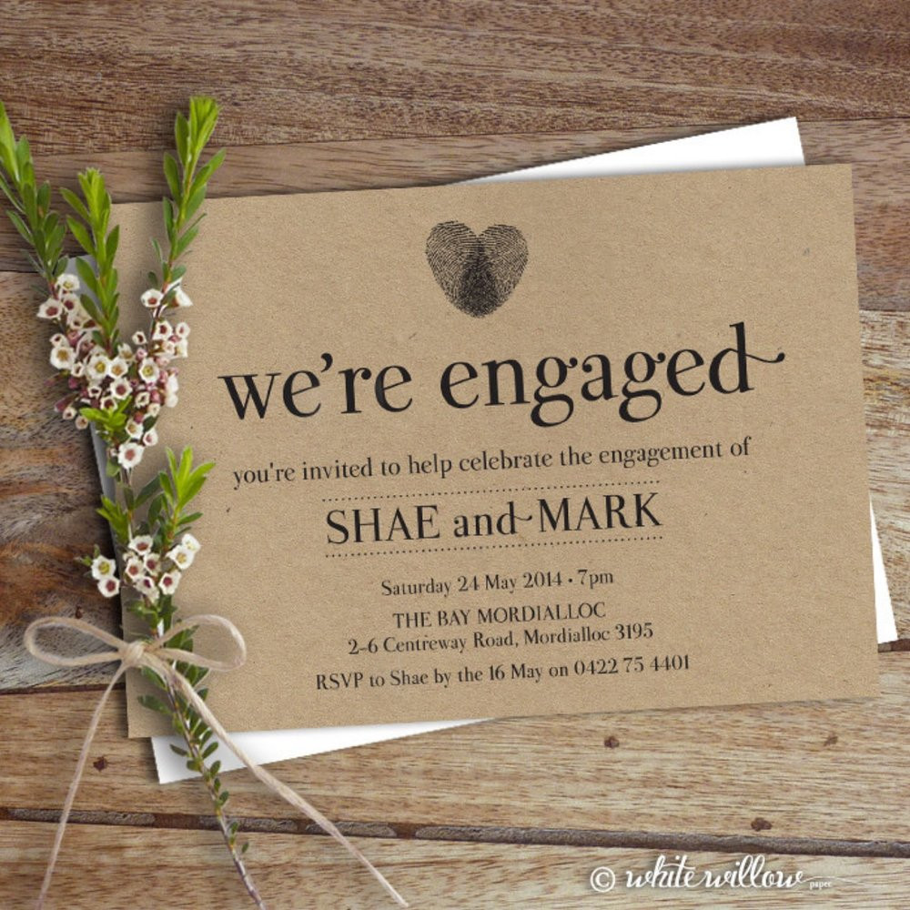 Engagement Party Invitations Ideas
 Engagement Party Decor Ideas — The Overwhelmed Bride