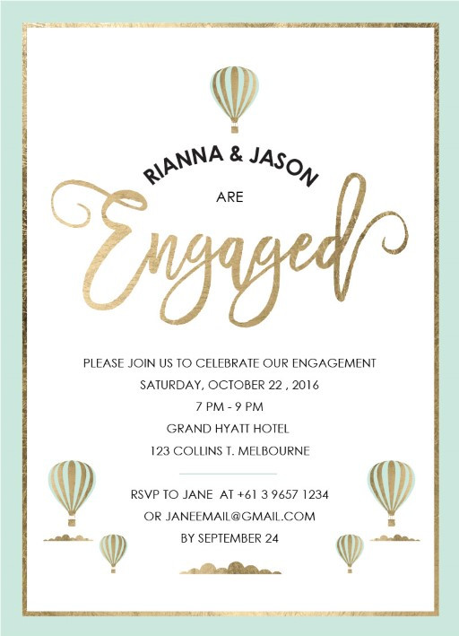 Engagement Party Invites Ideas
 Engagement Party Invitations