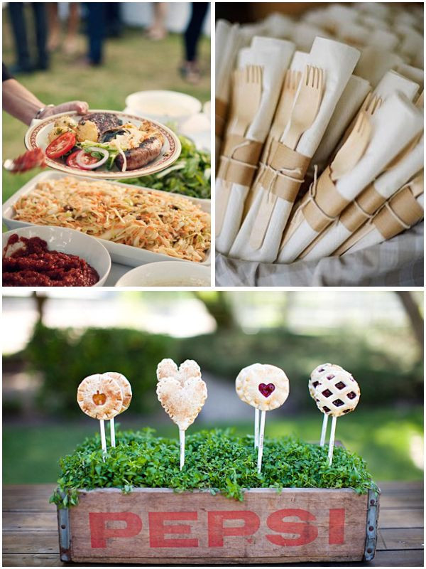 Engagement Party Menu Ideas
 Summer BBQ ideas for an engagement party or wedding