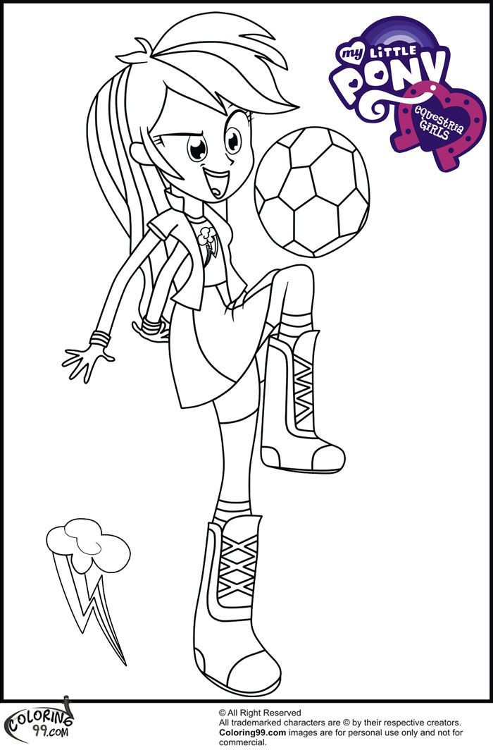 Equestria Girls Rainbow Dash Coloring Pages
 Rainbow Dash Coloring Page Coloring Home