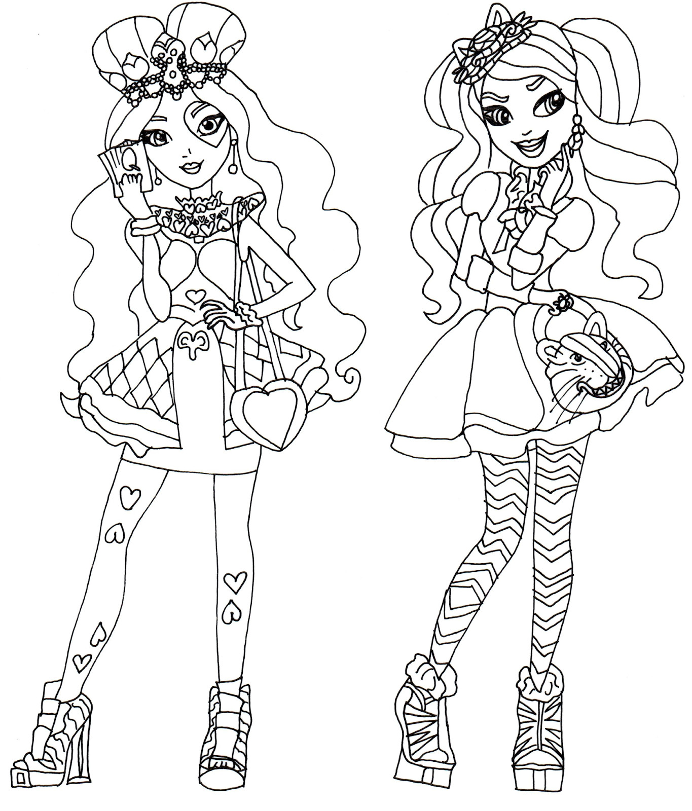Ever After High Coloring Pages Printable
 Free Printable Ever After High Coloring Pages October 2015