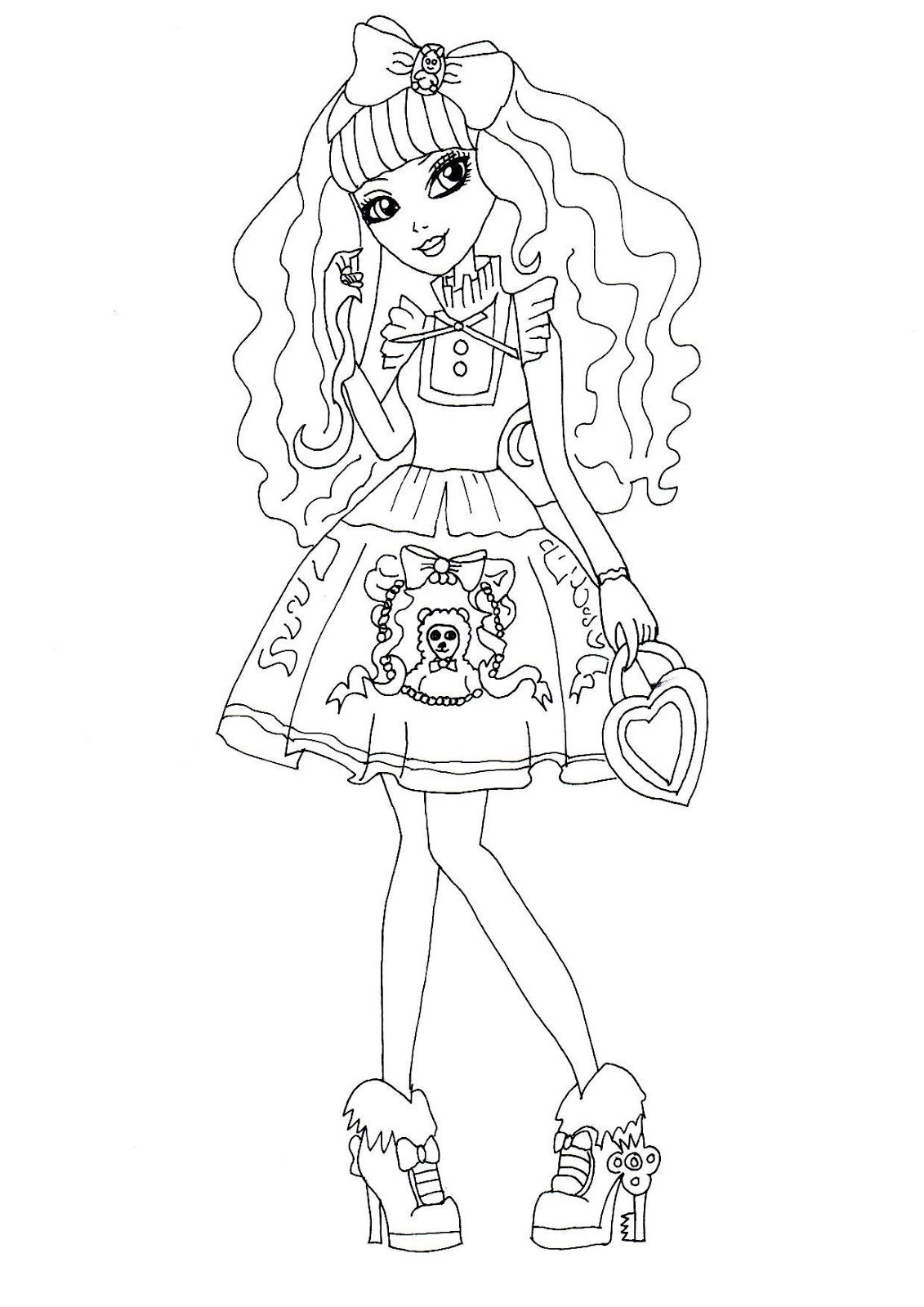 Ever After High Coloring Pages Printable
 Free Printable Ever After High Coloring Pages September 2013