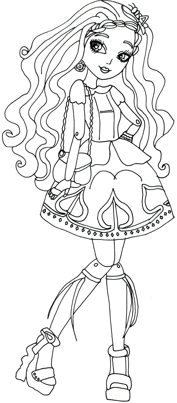 Ever After High Coloring Pages Printable
 Free Printable Ever After High Coloring Pages