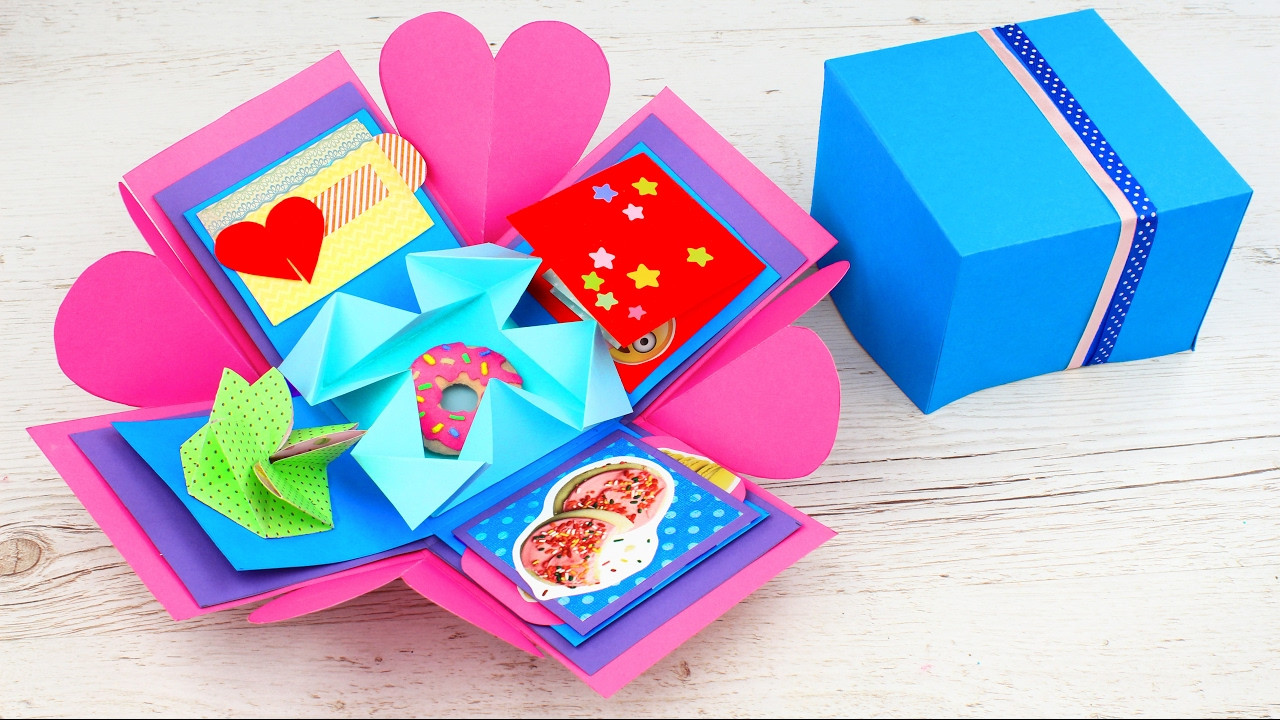 Exploding Box DIY
 DIY Exploding Box for Valentines Day