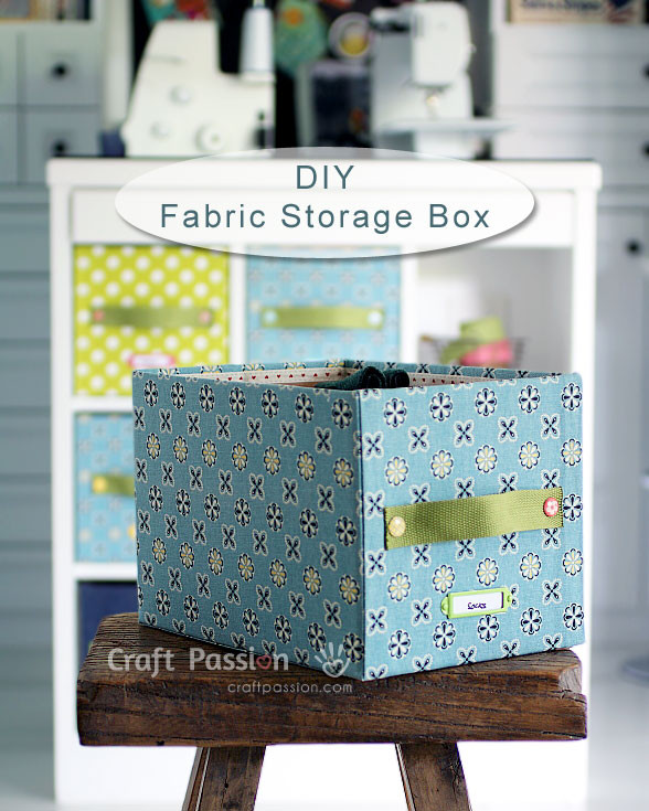 Fabric Boxes DIY
 Fabric Storage Box DIY Tutorial