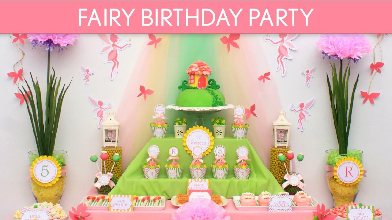 Fairy Birthday Party Ideas
 Fairy Birthday Party Ideas Fairy B15