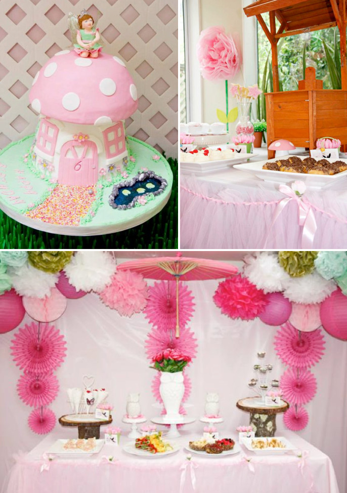 Fairy Birthday Party Ideas
 Kara s Party Ideas Pink Fairy Girl Woodland Tinkerbell