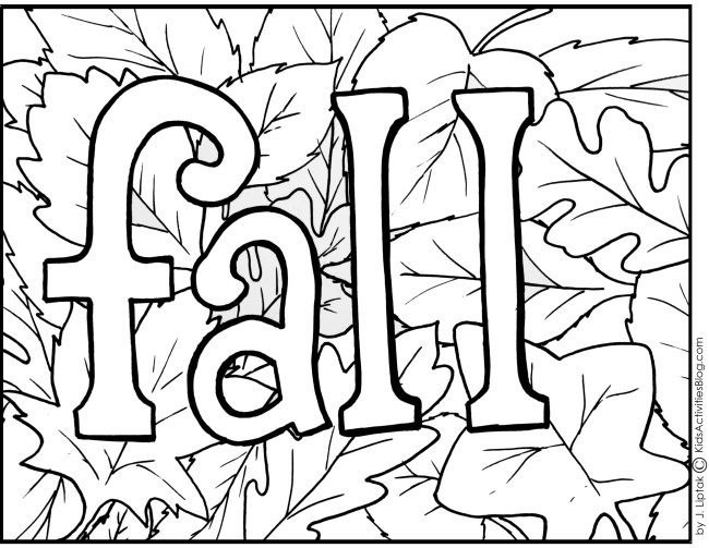 Fall Coloring Sheets Free
 4 Free Printable Fall Coloring Pages