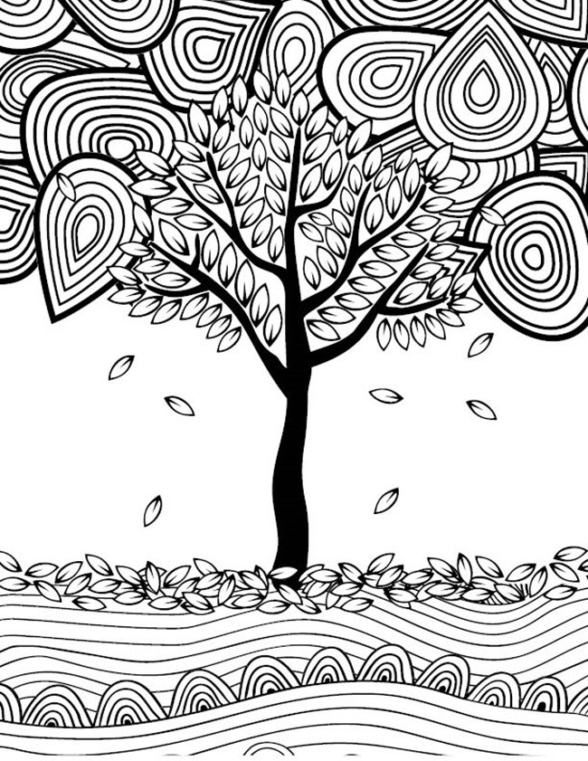 Fall Coloring Sheets Free
 12 Fall Coloring Pages for Adults Free Printables