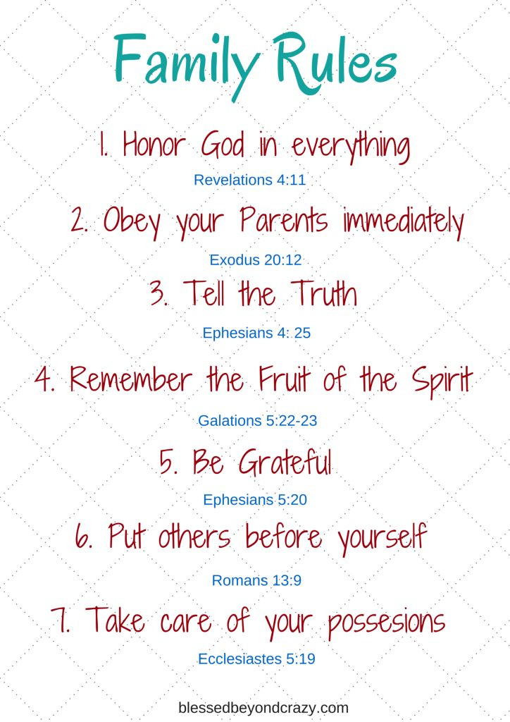 Family Bible Quotes
 Best 25 Family rules ideas on Pinterest