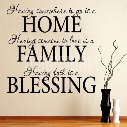 Family Blessings Quotes
 Home Family Blessing Wall Quotes Wall Lettering