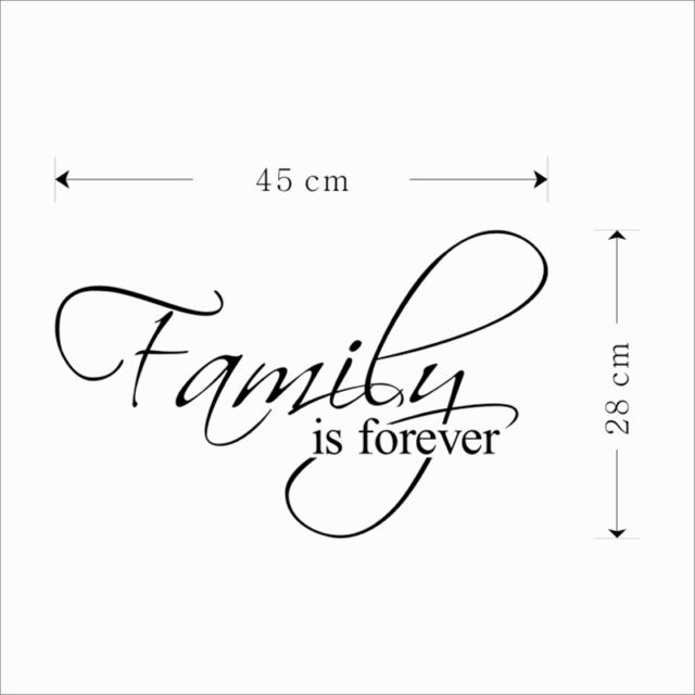 Family Forever Quotes
 Family Is Forever Wall Quote Decal