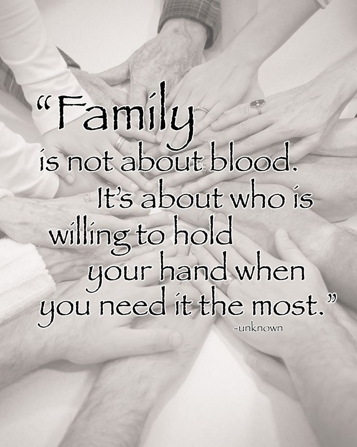 Family Not By Blood Quotes
 184 best Quotes & Fun Sayings images on Pinterest