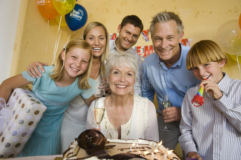Family Retirement Party Ideas
 Family Celebrating Retirement Party Stock Image Image of