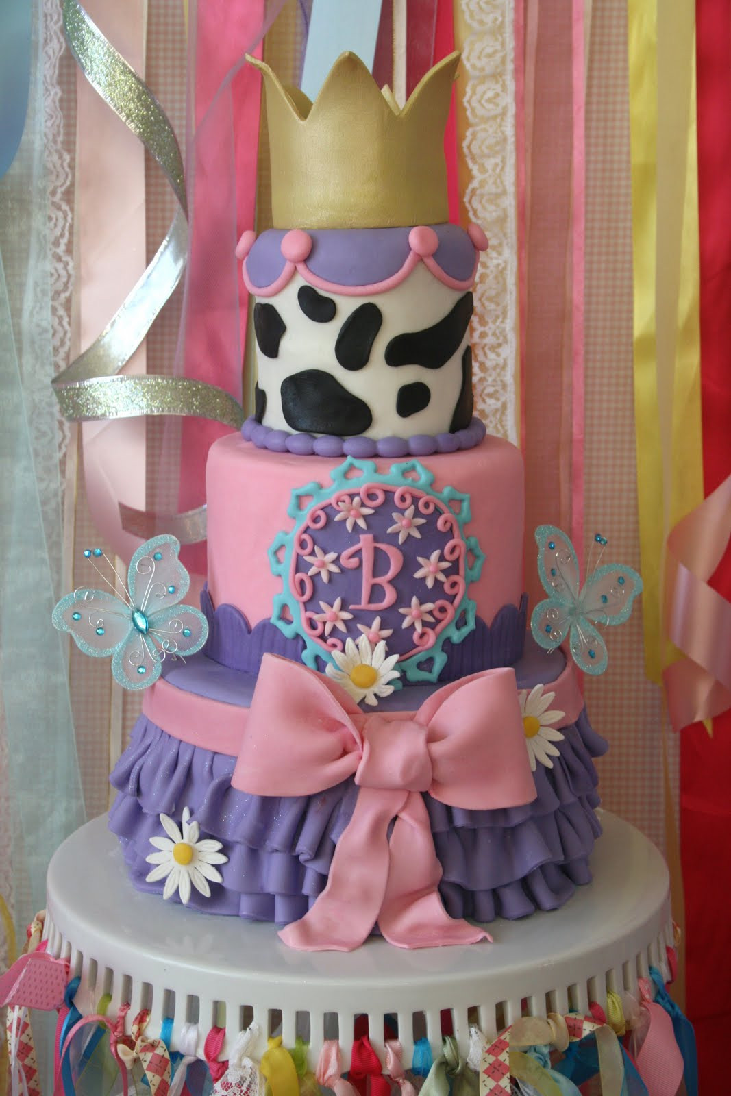 Fancy Birthday Cake
 And Everything Sweet Fancy Nancy Soiree