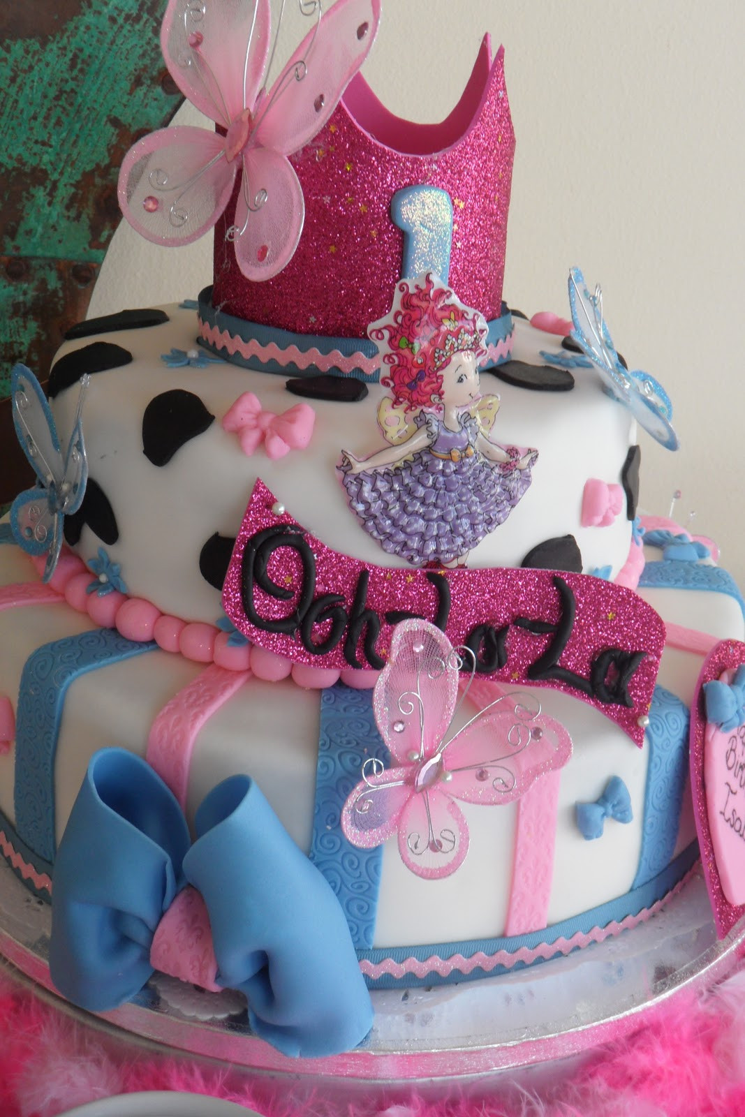 Fancy Birthday Cake
 Dnichys Cakes and Cookies Fancy Nancy Cake