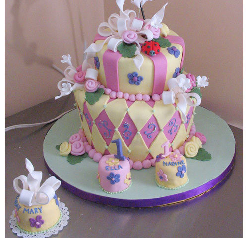 Fancy Birthday Cake
 Birthday Cakes — Fancy Cakes by Leslie DC MD VA wedding