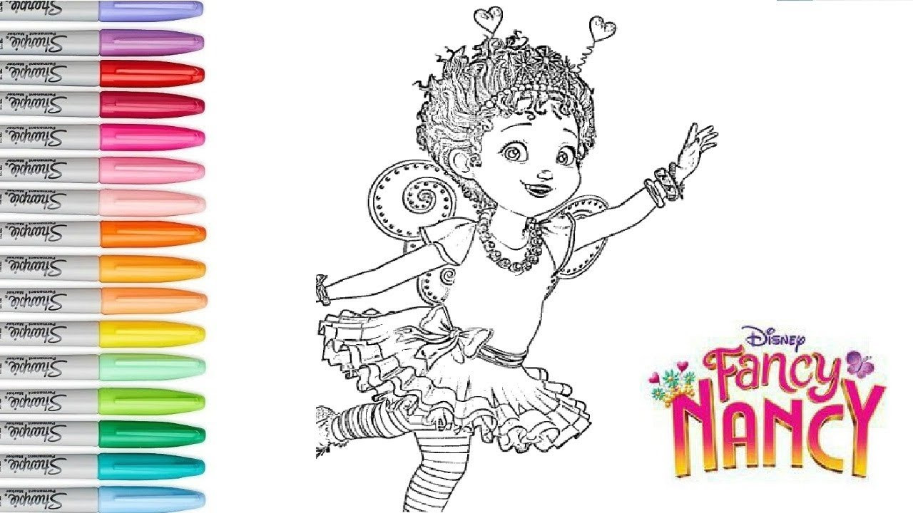 Fancy Nancy Toddlers Coloring Pages
 Disney s Fancy Nancy As a Ballerina From Disney Junior