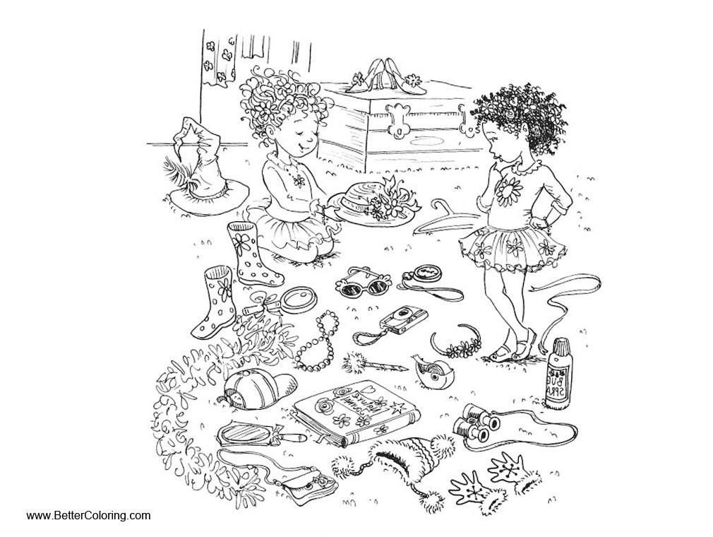 Fancy Nancy Toddlers Coloring Pages
 Fancy Nancy Coloring Pages Play Toys with Friends Free