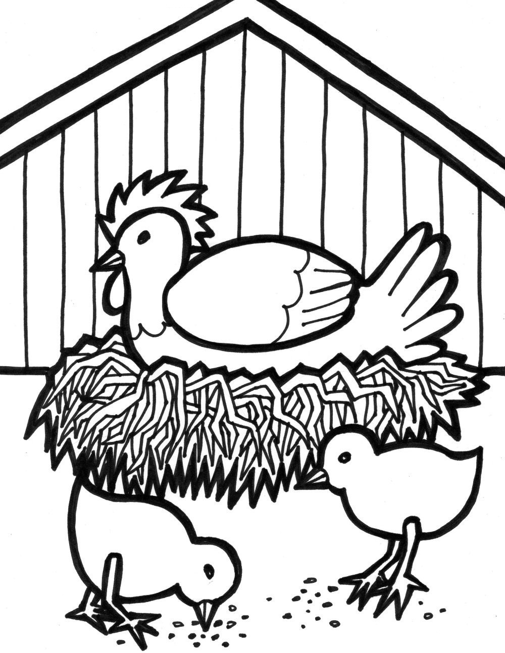 Farm Animal Coloring Pages For Toddlers
 Free Printable Farm Animal Coloring Pages For Kids